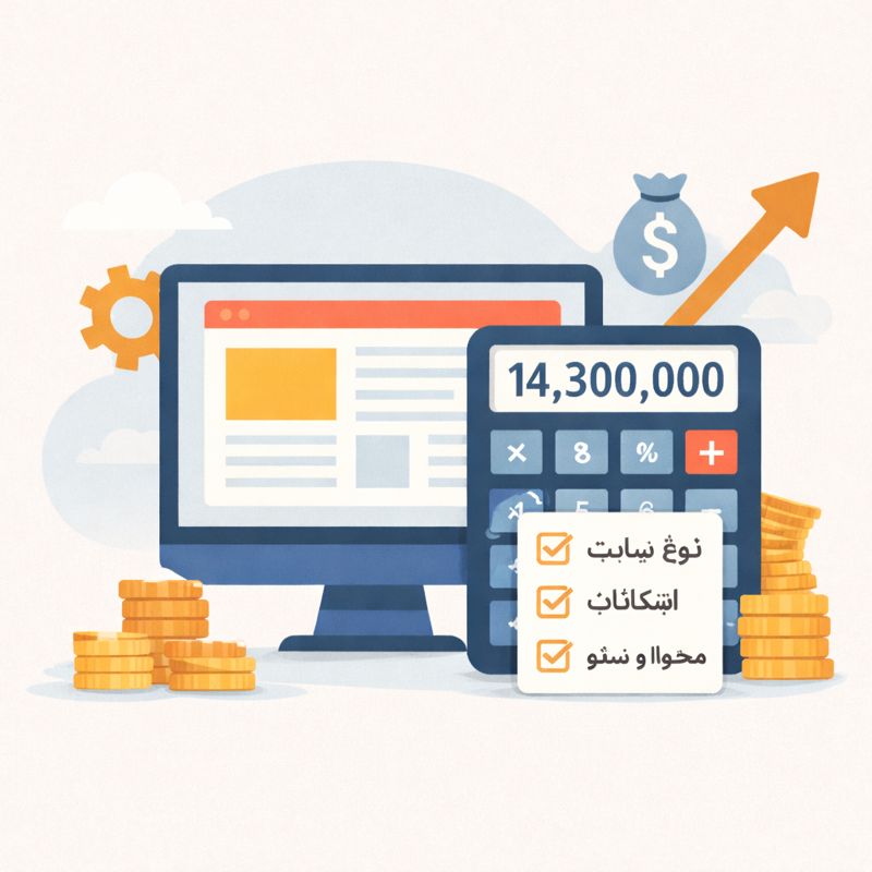 قیمت طراحی سایت چگونه محاسبه می‌شود؟ راهنمای شفاف هزینه برای کارفرماها - مقاله بلاگ